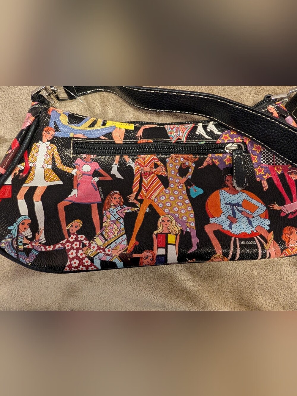 Sydney Love Colorful Illustrated Women-Print Shoulder Bag